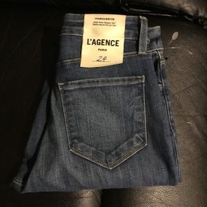 New L” AGENCE MArguerite high rise skinny
